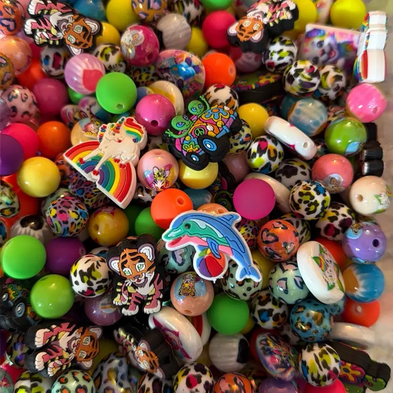 90s throw back neon bead mix 150 grams