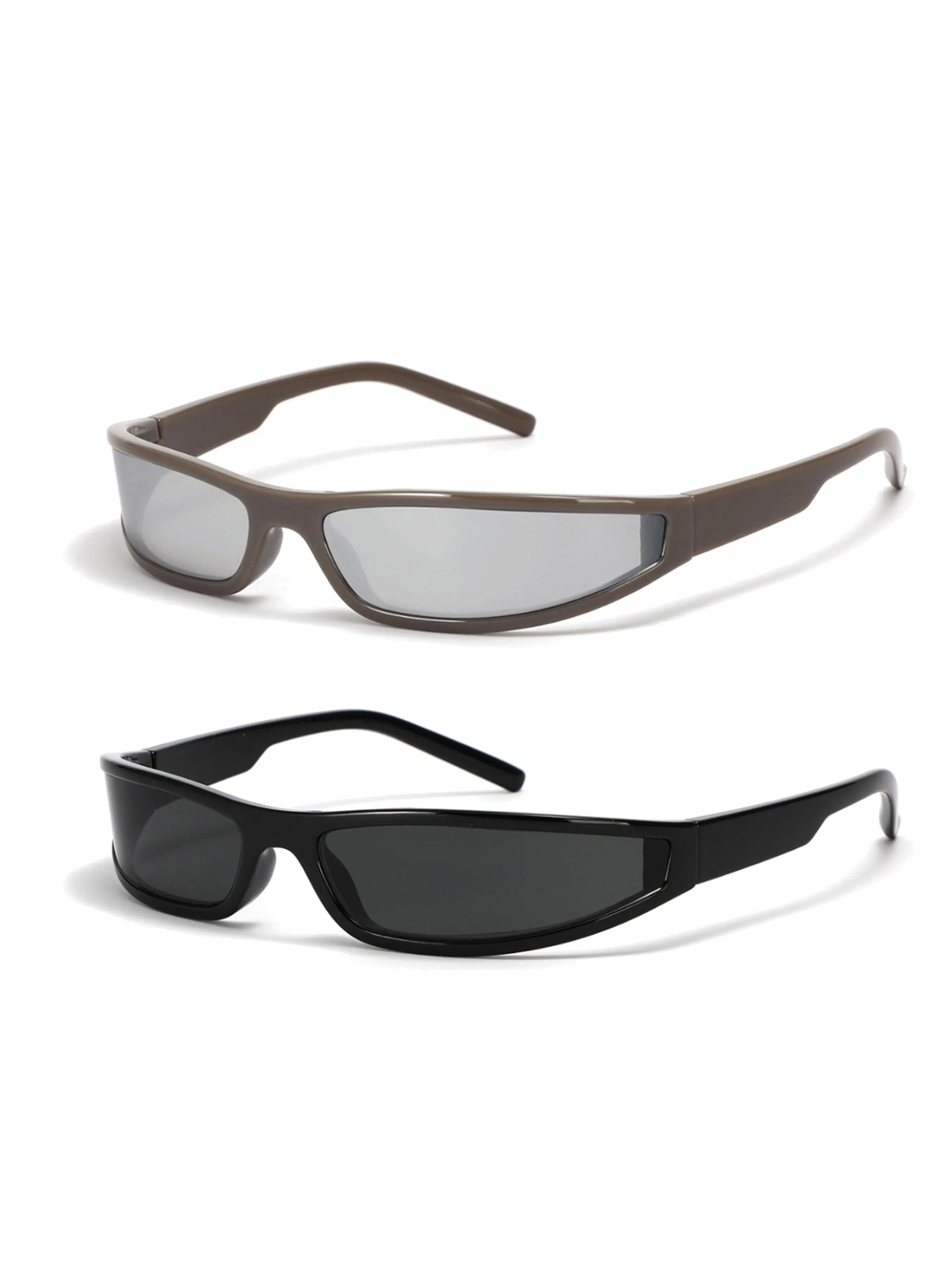 Retro Dual Beam Polarized Glasses, Stylish Metal Frame for All Seasons, Trendy Beach Eyewear, Unisex Fashion Eyewear with Polarized Lenses, Sunglasses Polarized, Trendy Styling Sunglasses