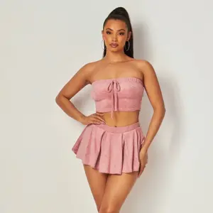 The Diva Pink Cozy Skirt Set