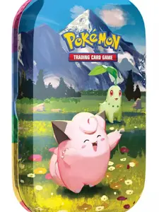 Pokemon TCG: Mega Evolution Ascended Heroes Mini Tin - Clefairy and Chikorita (1 mini tin per each order)