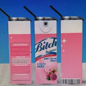 20oz tumbler B*tch be gone spray Beverage Bottle