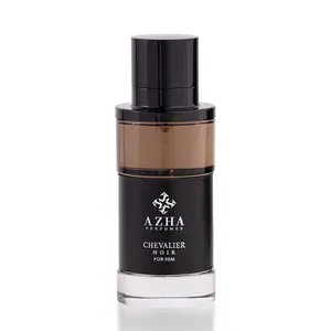 Azha Perfume Chevalier Noir Eau De Parfum 100 ml for Him - Butterfly Nebula Collection with Mandarin Suede & Incense Notes - Long Lasting Fragrances