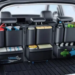 Hanging Car Backrest Storage Bag, Multifunctional Organizer, Suv Dual Cab Universal Storage Pouch, Space Expander