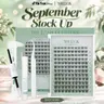 YOULUCK Lash Cluster Kit - Eyelashes Extensions Bundle with Ultra-Thin Invisible Band, Waterproof Long-Lasting Lightweight Wispy Natural Eyelash, Synthetic Cosmetic Lashes, Bond & Seal Adhesives for Women's Daily Elegance