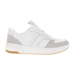 Keds Womens The Court Ii LeatherSuede Lace Up Sneakers Shoes Casual - Grey, White