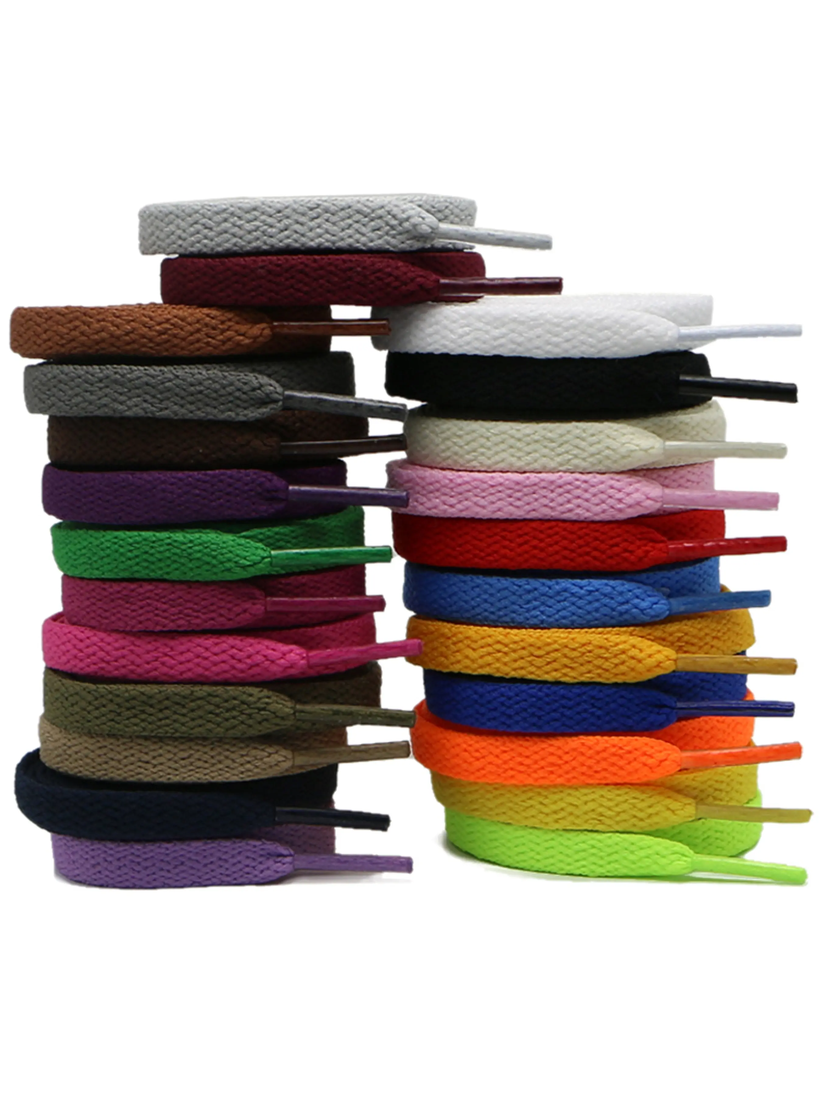 Flat Shoelaces, Ladder Laces, Round Toe Laces for Casual Shoes, Sports Shoes, Skateboard Shoes, Basketball Shoes, Canvas Shoes, Hiking Shoes, Leather Shoes, Sneaker, Laces for Sneakers