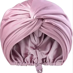 100% Premium Mulberry Silk Turban – Hair Protection & Shine
