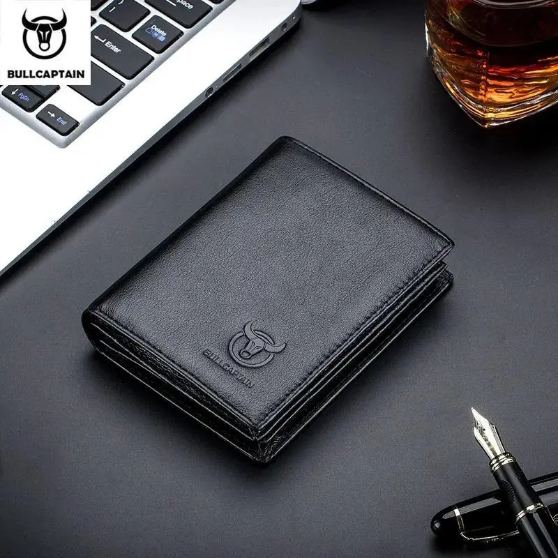 Men’s RFID Bifold Leather Wallet – Large Capacity Credit Card Holder with 15 Slots – Durable & Stylish Design Retro PU Leather Men's Wallet