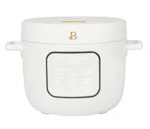 Beautiful 14-Cup Cooked, 6-Cups Uncooked Electric Rice and Grain Cooker, EverGood Ceramic Nonstick Coating, White Icing by Drew Barrymore