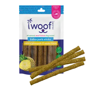 Smoked Kalua Pork & Pineapple Dog Sticks – High-Value Training Treat