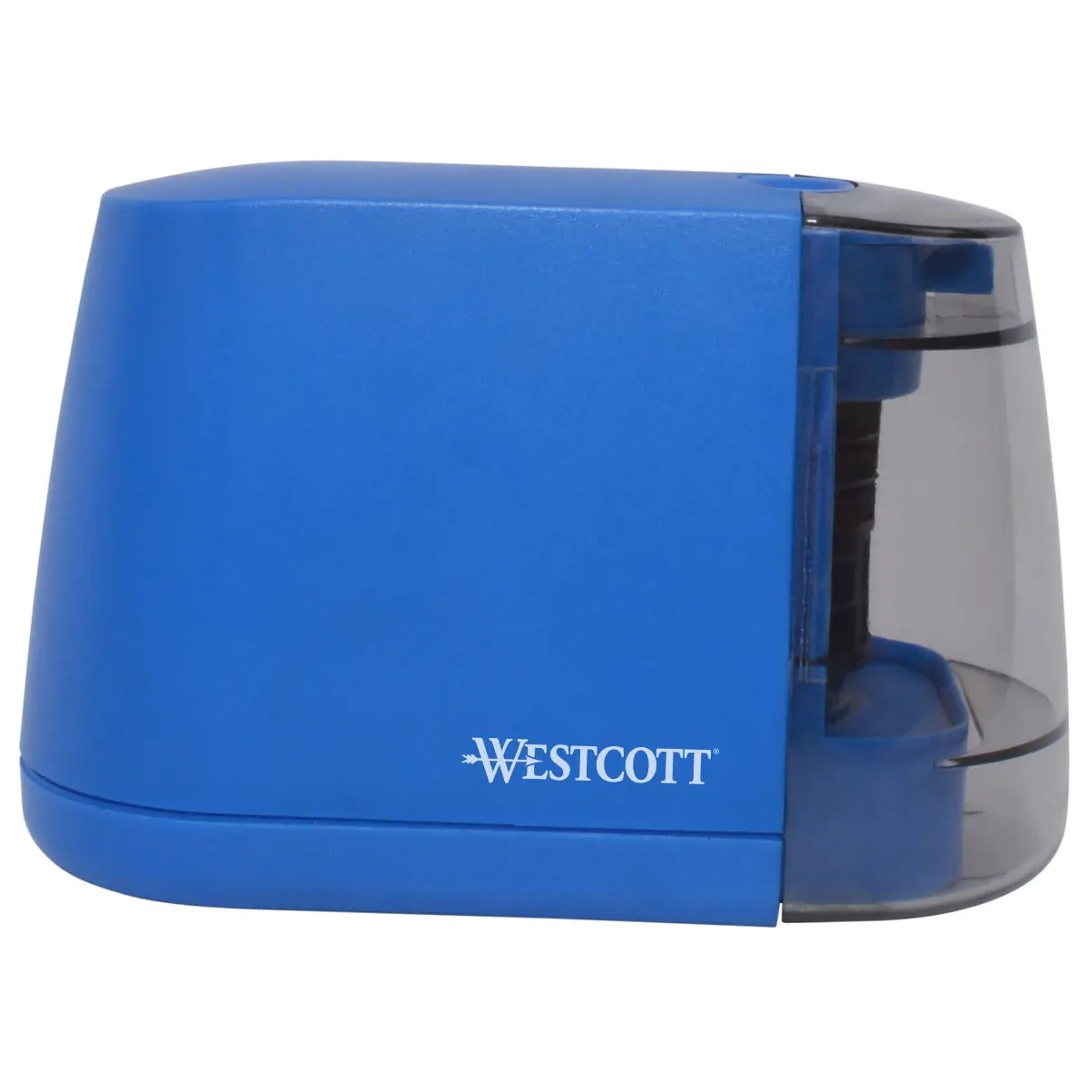 Westcott iPoint Duo™ Dual-Powered Battery/Electric Pencil Sharpener, Blue (17813)