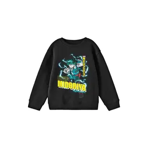 PacSun Kids My Hero Academia Izuku Midoriya Crew Neck Sweatshirt