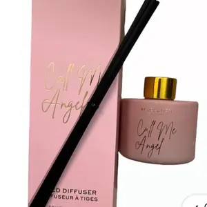 Luxury Scented Reed Diffusers by Revolution Call Me Angel Reed Diffuser Fruity & Floral Rhubarb &Peony Perfume Aroma