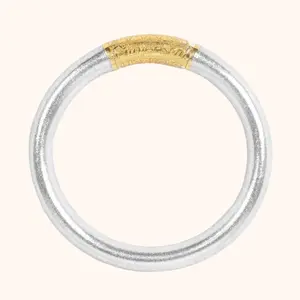 Silver Tzubbie All Weather Bangle® (AWB®) - Serenity Prayer