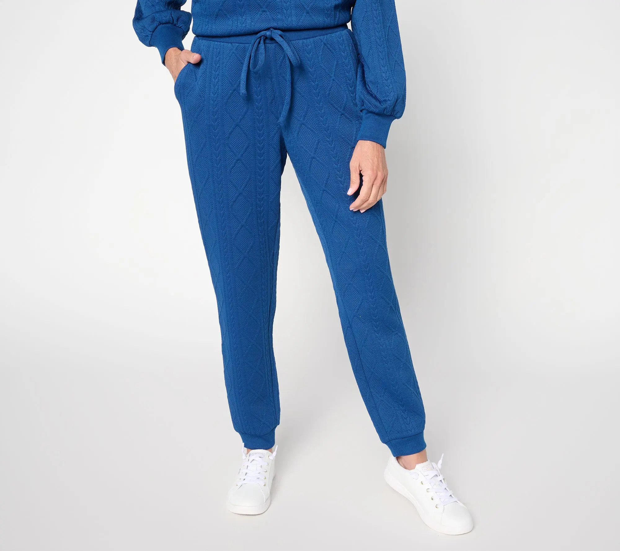 Belle by Kim Gravel Regular Cable Chic Jogger