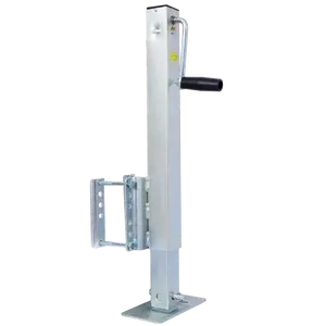 Heavy Duty Trailer Jack, Fixed Mount & Drop Leg, 28.6 in Lift - 2,500 Lbs Max Load Capacity, Easy Installation for Large Marine Trailers