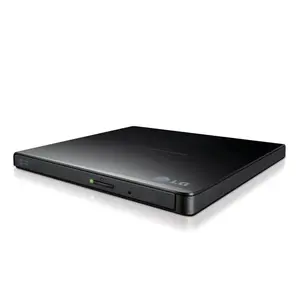LG - Network Attached Storage  8X USB 2.0 Super Multi Ultra Slim Portable DVD Writer Drive, Black