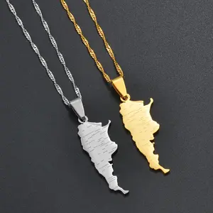 Argentina Map Necklace - Flag Pendant Gifts Pride Jewelry for Men and Women