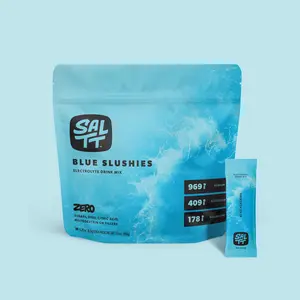SALTT Blue Slushies Electrolyte Drink Mix - Sodium, Potassium, Magnesium - Zero Sugar - 30 Packets