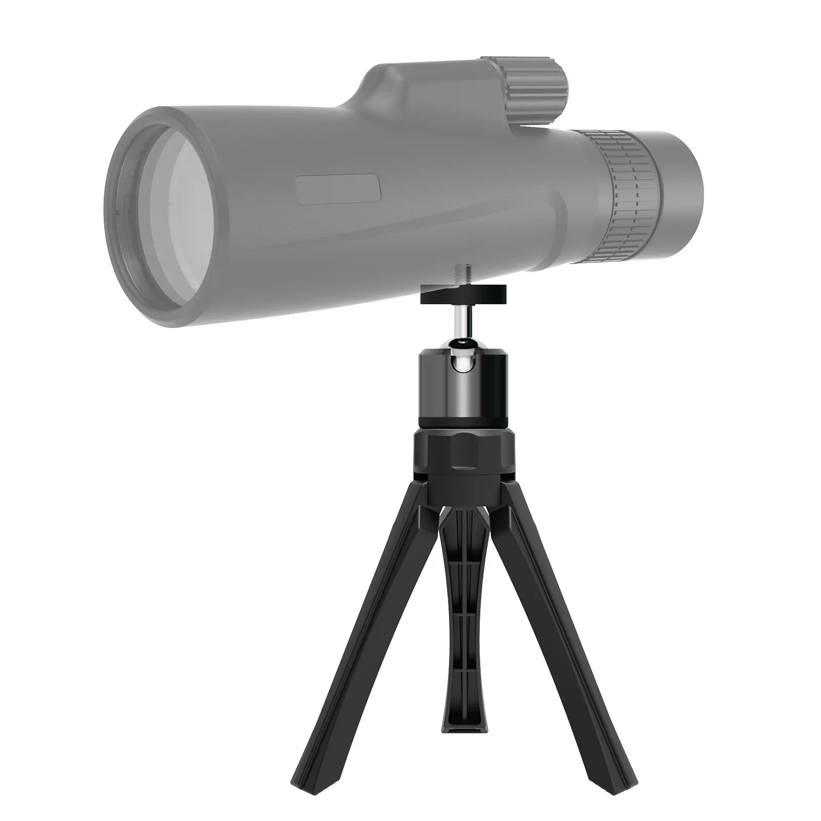 Adjustable Mini Tripod with Pan-Tilt Head, Compact Telescopic Travel Stand for Astronomical Telescope, Spotting Scope, DSLR Cameras, Travel Accessory, Outdoor, Collapsible
