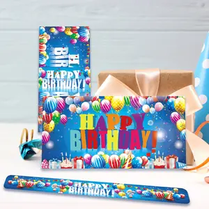 Blue Balloon Birthday Surprise Foldable Envelope, Graduation Gift, Party Atmosphere Decor, Ideal for Friends and Family