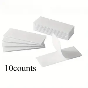 Double-sided Adhesive Square Velcro, 10pcs Sofa Bed Sheet Holder, Self-adhesive Hook & Loop Tape, Sticky Back Tape for Home & Office Use