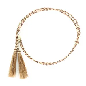RUST HORSEHAIR BRAIDED STAMPEDE STRING