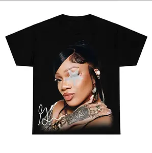 Glorilla Vintage Style 90's Bootleg T-shirt - Retro Big Glo Girt For Fan Graphic Tee Cotton Fabric Tshirt