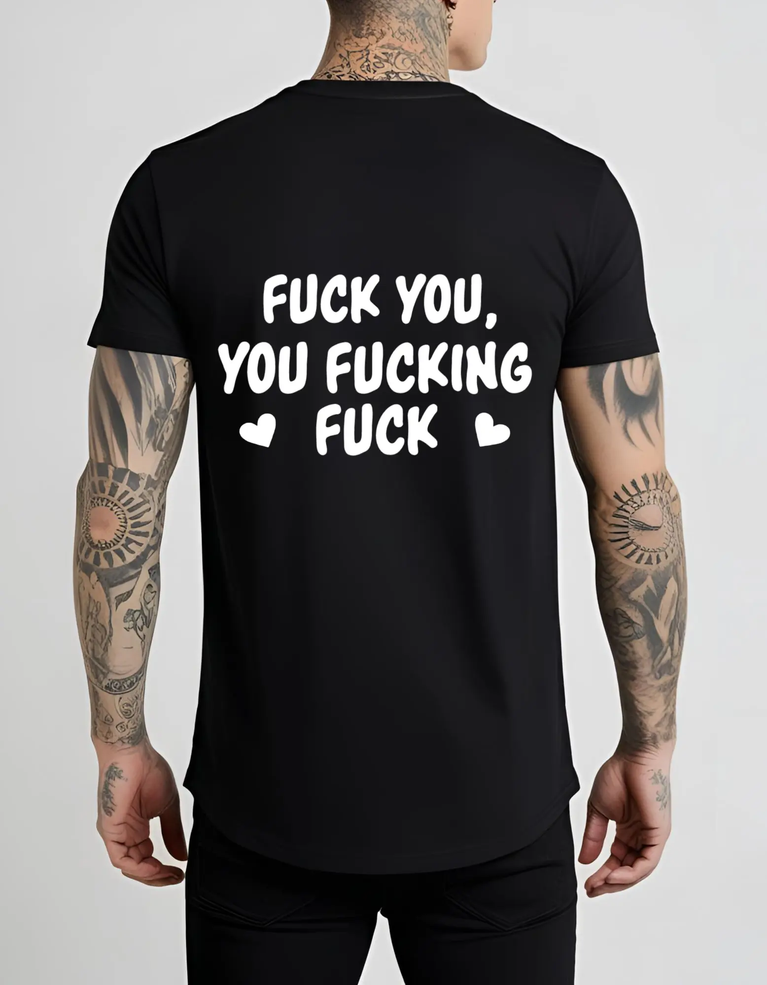 Fuck You, Graphic Unisex Cotton T-Shirt TT shirt Cotton Unisex Streetwear T-Shirt men  gifts