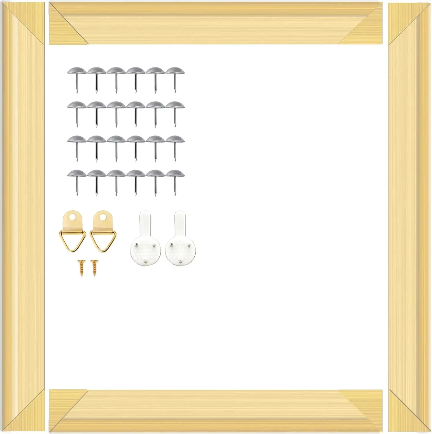 DIY Canvas Stretcher Bars 16x20 Inch Canvas Frame, Sturdy Stretcher Frames for Oil Paintings, Prints, Paint by Numbers & Posters(Need Extra Size to wrap Around The Frame)
