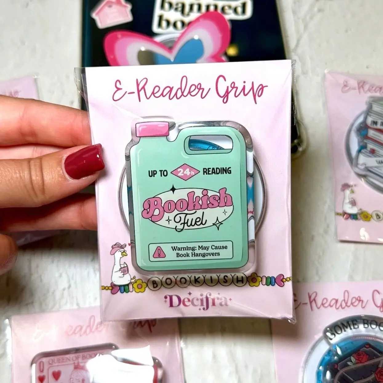 Kindle&Kobo Magnetic Grip - Bookish Fuel