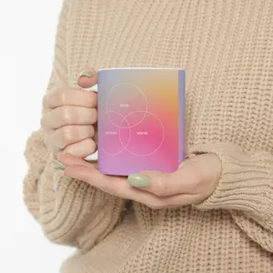 Love Always Wins Aura Ceramic Mug 11oz