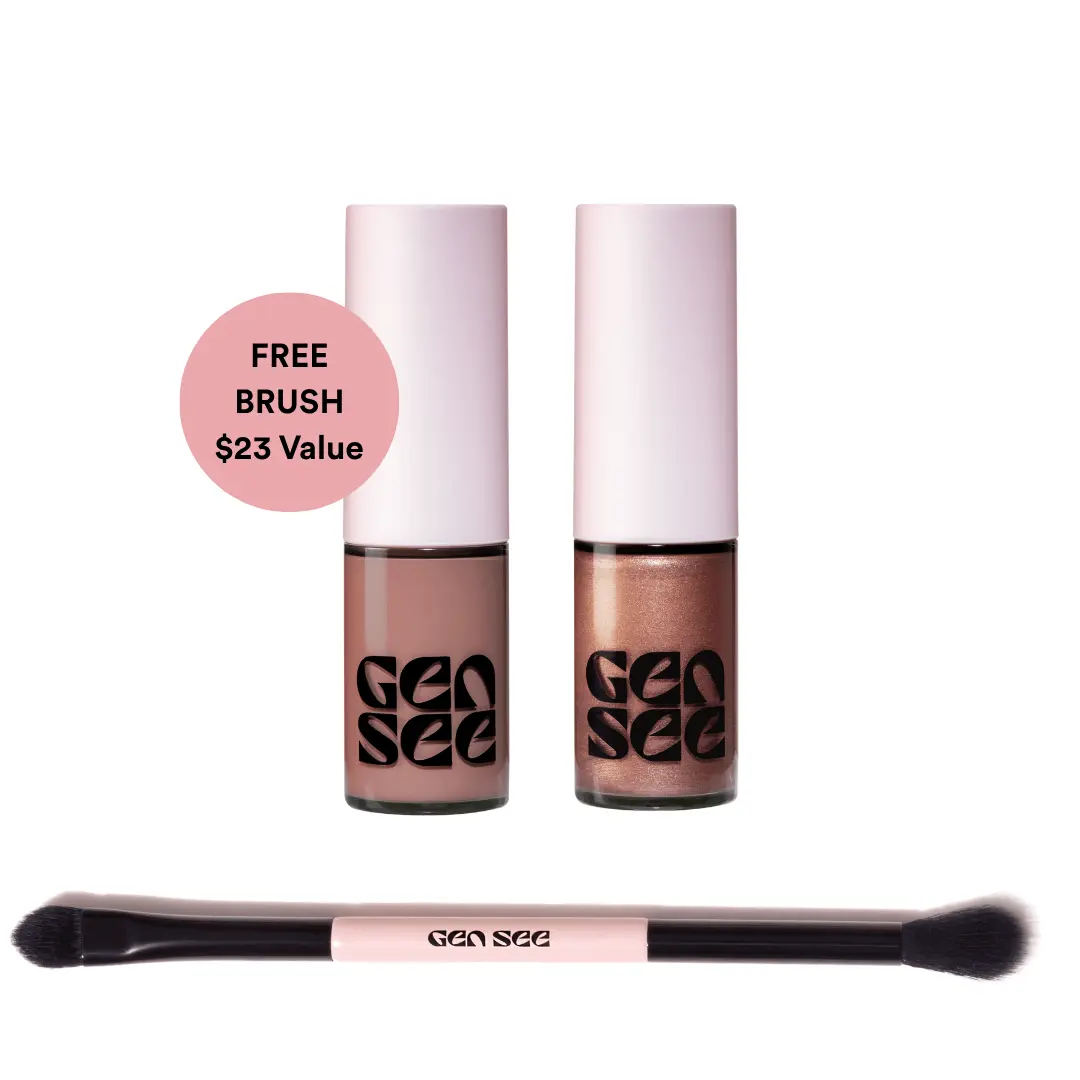 Eyeshadow Duo + Brush