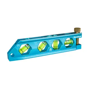 #Summervibes DURATECH 8-Inch Level, Magnetic Torpedo Level with 0°/30°/45°/90° Bubbles, V-Groove, Large Viewing Window, Aluminum Alloy Body, Hanging Hole, SAE and Metric Scale for DIY Projects and Household Use