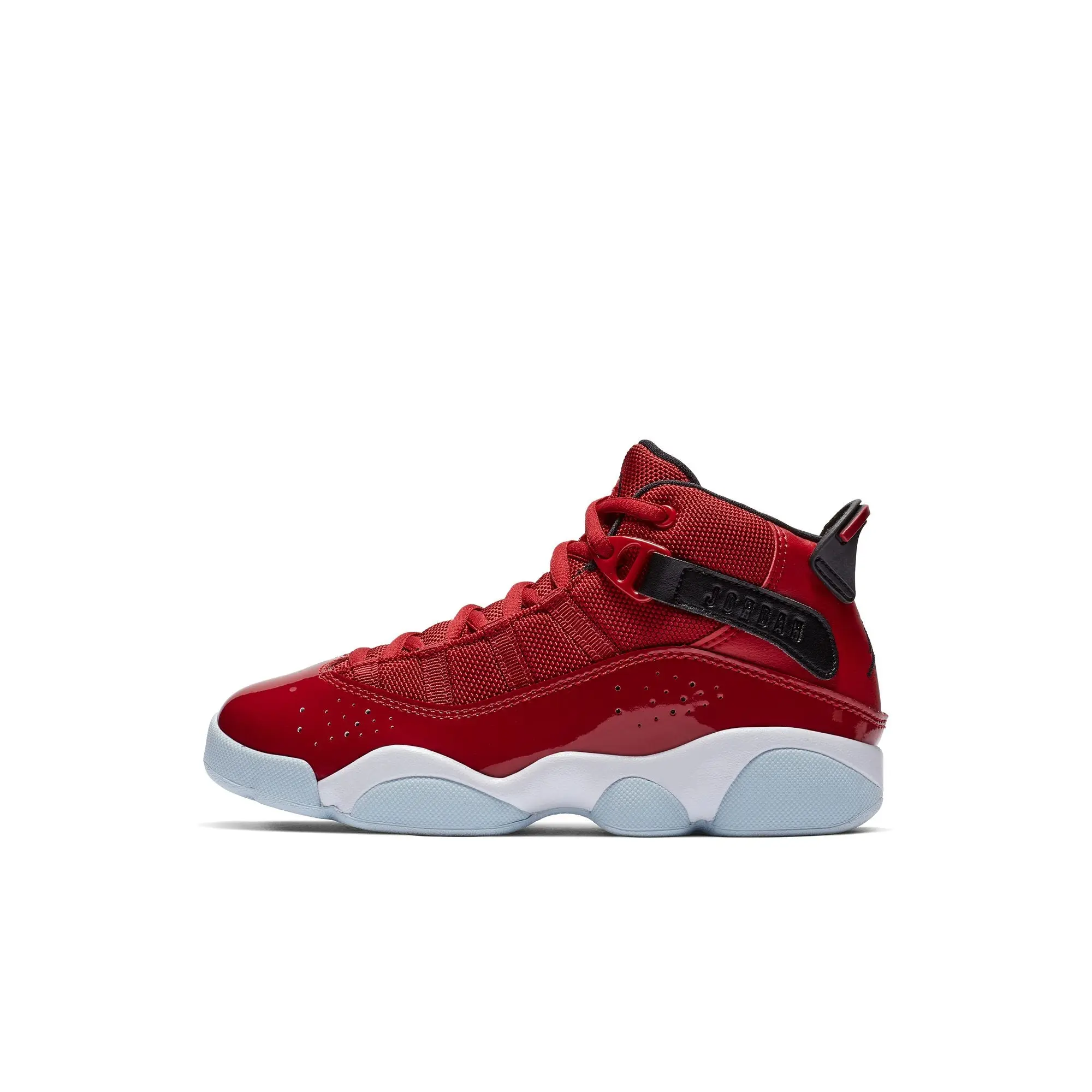 Air Jordan 6 Rings Pre-School Leather High Top Athletic Shoes, Kids Sports Shoes with Lightweight Cushioned Sole for All-Day Play & Durable Support, High Top Shoes