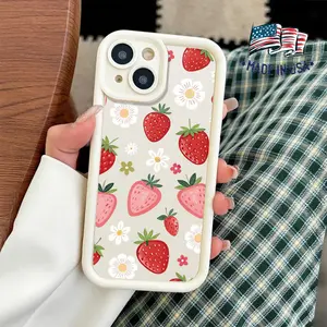 Stylish Pink Lily Floral Pearl Aesthetic Phone Case for iPhone Samsung 17 16 15 14 Pro Max 13 12 11 XR XS Plus Air Galaxy S25 S24 S23 S22 A71 A56 A55 A54 A53 A52 Slim Shockproof Anti Drop Protective Soft TPU Durable Cover Fashion Gift for Girl