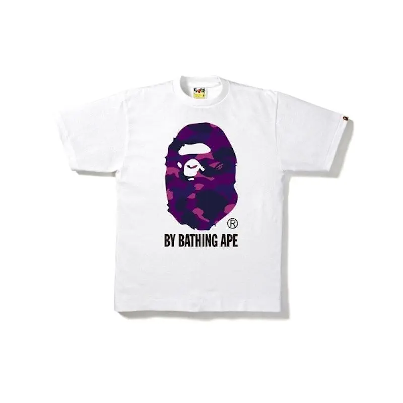 BAPE Color Camo By Bathing Tee White/Purple (men) by StockX
