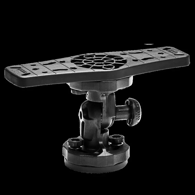 212 MAIN Railblaza 11-4174-11 HEXX Fish Finder Mount, Durable Fiberglass-Plastic Camera Accessory with 12 in Round Base and Tiltable Arm