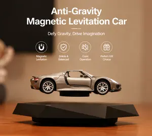 Anti-Gravity Magnetic Levitating Car – Futuristic Desk Toy