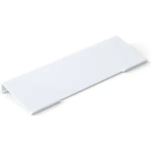 Tilted Computer Keyboard Holder for Easy  Typing, Keyboard Stand for Office Desk, , School, White