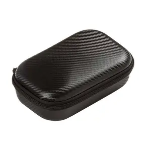 ZIPIT Carbon Box – Sleek Black Durable Cable Organizer Case, Stylish, Compact & Perfect for Travel, Tech Accessories & Office Use