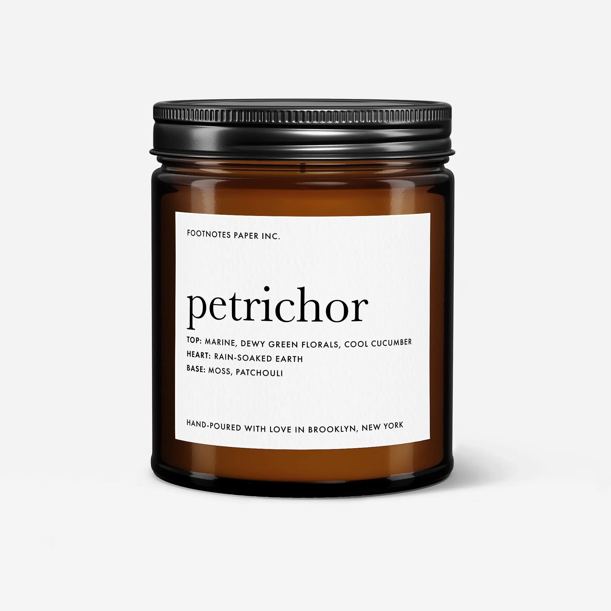 Petrichor Candle - fresh rain, earthy, aromatic