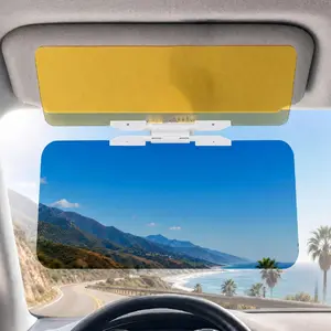 Car Sun Visor Extender-Glare Reflect Light Sun Visor Anti-Ultraviolet Business Vehicle Automobile Suppliesused Both 2 in 1 for Day and Night Anti-Glare Plastic for Vehicles Sunshade Automobile Windshield Visor