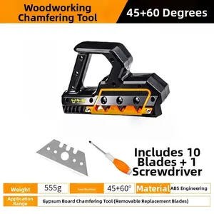 Slate board inclined cutting plane, slate board cutting tool, a precise 45-degree/60-degree slate board inclined cutting device with 10 blades, used for woodworking hand tools cutting, suitable for slate boards and wood materials.