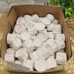 Authentic Cascarilla Ritual Powder Cups – Sacred White Eggshell Powder for Protection, Cleansing & Santeria Orisha Altar