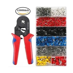 1200pcs/Box Wire Terminal Crimp Connector Insulated Uninsulated Wire End Ferrules --M25 Durable Reliable Connectors