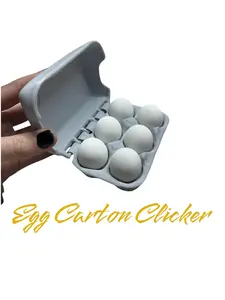 Egg Carton clicker| NOISY fidget | Customizable | Veteran Family made