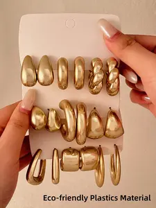 Minimalist Temperament  Earrings, Statement Earrings, Fashionable Jewelry for Women & Girls, Trendy All-match & Exquisite Jewelry for Birthday Gift