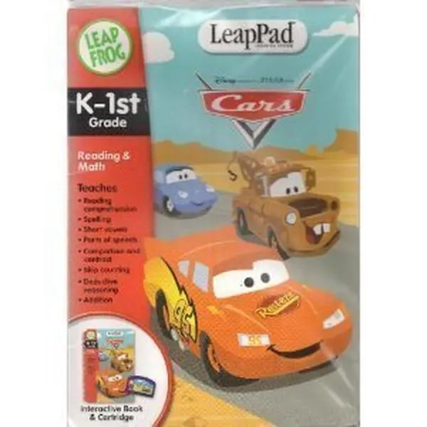 USED-LeapPad Learning System K-1st Grade, Reading & Math Interactive Cartridge and Book (Leap Frog) by Disney/Pixar/Leap Frog (Unknown)
