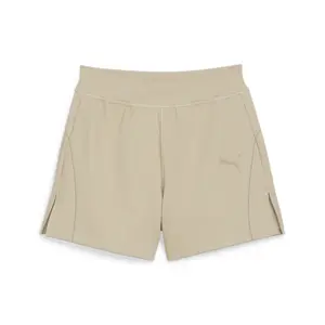 PUMA Womens Dare To Muted Motion Flared Shorts Casual Bottoms Casual - Beige